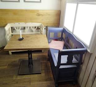 Die Gasträume im Restaurant Dinette