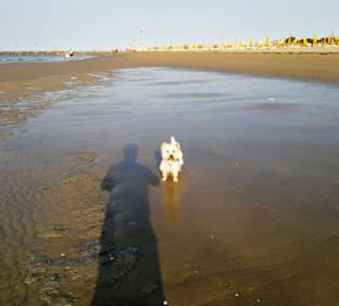 Strand in Bibione Juni 2012