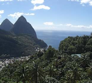 Pitons in Soufriere auf St. Lucia