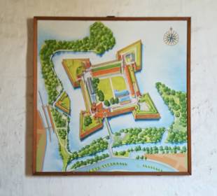 Lageplan im Eingansbereich