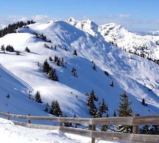 Das Skigebiet von Leogang