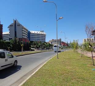 Blick auf die Straße