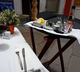 Zubereitung am Tisch