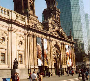 Die Kathedrale in Santiago de Chile