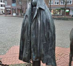 Ansichten des Pferdebrunnens in Rotenburg