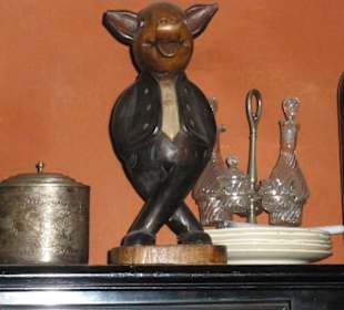 Dekoration im Sparerib Caffee in Gent