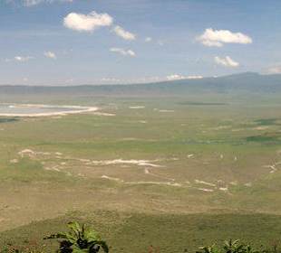 Blick in den Ngorongoro-Krater