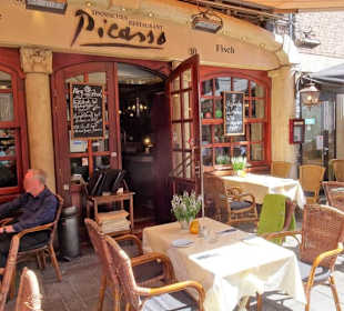 Eingang zum Restaurant Picasso