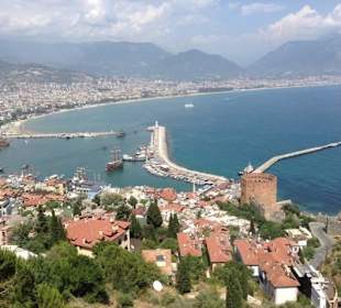 Von der Aussichtsplattform der Burg