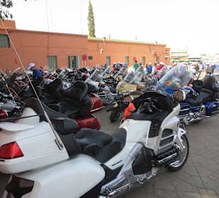 Treffen von großen Motorrädern