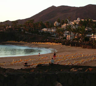 Flamingo-Strand abends