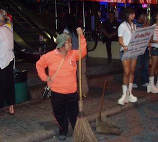 "arbeiten" in der Walking Street