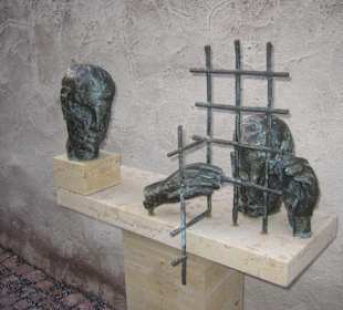 Skulpturen auf der Wartbug.