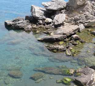 Küste seitlich vom Strand
