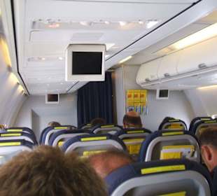 Ein letztes Bild im Flugzeug