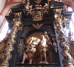Altarbild in der Stiftskirche in Römhild