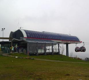 Die Bergstation der Ettelsberg-Seilbahn