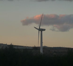 Blick aus der Maschine