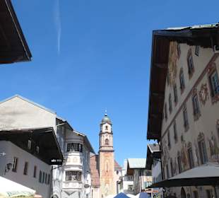 Bei einem Spaziergang durch Mittenwald