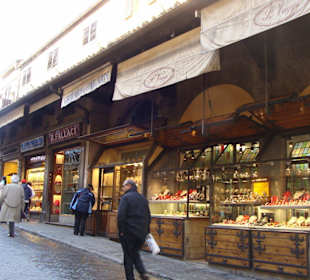 I negozi di Ponte Vecchio