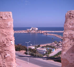 Ausblick vom Ribat  zum Meer