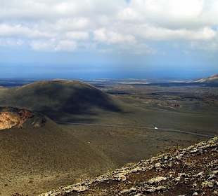 Vulkankrater im Timanfaya Nationalpark