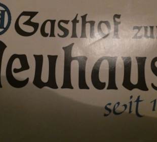 Gasthof zum Neuhaus am Abend