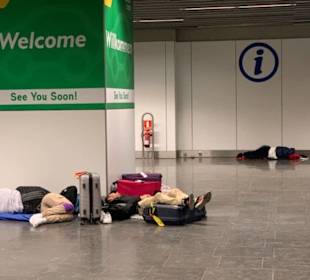 Bequem schlafen am Flughafen