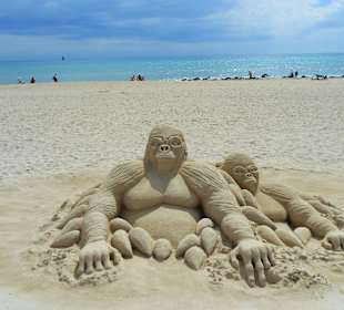 Sandskulpturen Cala Millor