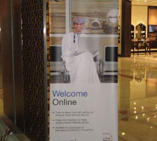 Hinweis auf das kostenlose WLAN