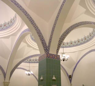 Club Ali Bey Manavgat-Gewölbedecke im Kaffeehaus