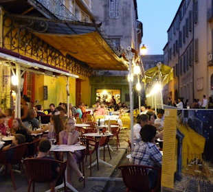 Van Gogh und sein Nachtcafe in Arles