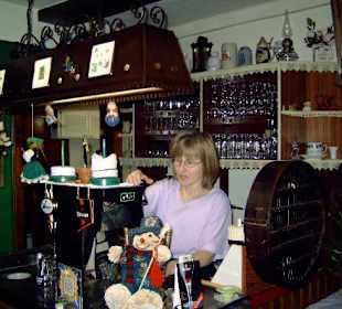 ...und die super Wirtin...