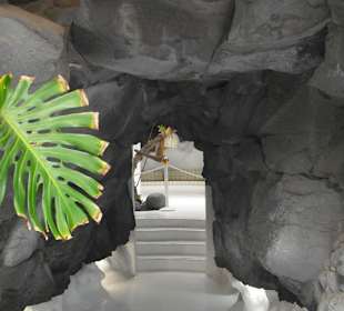 Unterirdische Gänge zu den Räumen