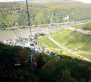 Mit dem Sessellift  wider runter