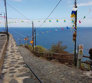 Hier geht es hinunter