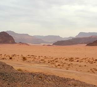 Wüstenlandschaft Wadi Rum