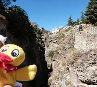 Ronda - Blick von unten