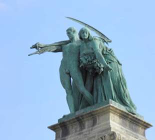 Der Heldenplatz.
