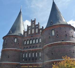 Weithin bekannt – das Holstentor von Lübeck