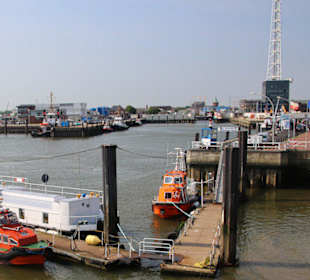 Reger Betrieb im Hafen