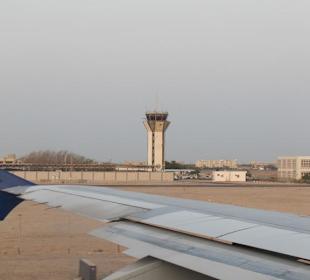 Von der Rollbahn aus