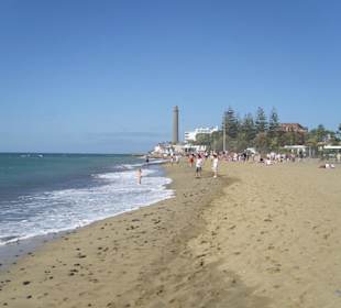 Strand am Atlantik in Maspalomas 