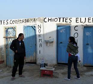 Deluxe WC im Salzsee