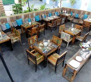 Impressionen vom Terrassenambiente des "Ginger"