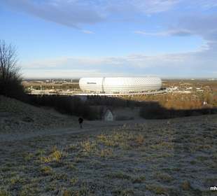 Schöner Blick auf die Allianz-Arena