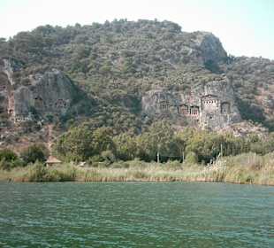 Toten Gräber von Dalyan