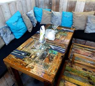 Impressionen vom Terrassenambiente des "Ginger"