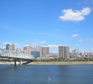 Blick auf Downtown Cincinnati