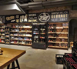 Im Museumshop der Maisel's Bier-Erlebnis-Welt 